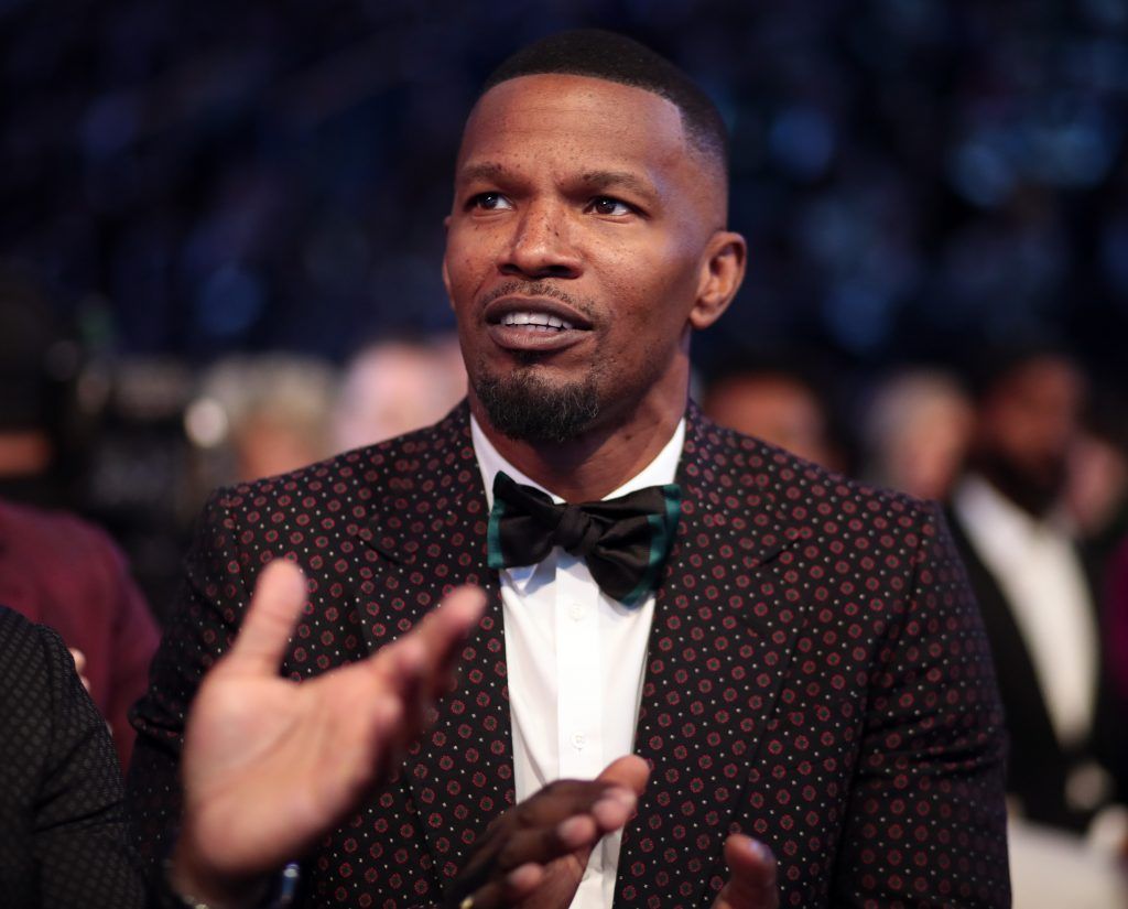 Recording artist Jamie Foxx attends the 60th Annual GRAMMY Awards at Madison Square Garden on January 28, 2018 in New York City.  (Photo by Christopher Polk/Getty Images for NARAS)