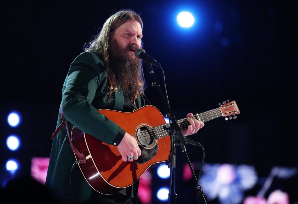 Recording artist Chris Stapleton performs onstage during the 60th Annual GRAMMY Awards at Madison Square Garden on January 28, 2018 in New York City.  (Photo by Christopher Polk/Getty Images for NARAS)