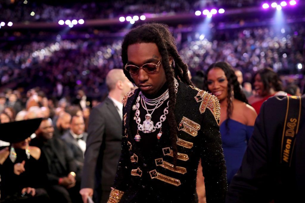 Recording artist Quavo of Migos attends the 60th Annual GRAMMY Awards at Madison Square Garden on January 28, 2018 in New York City.  (Photo by Christopher Polk/Getty Images for NARAS)