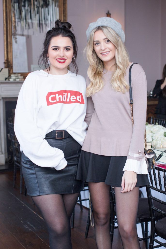 Aideen Murphy & Louise Cooney pictured at the Jo Malone London ‘Just Because’ breakfast at the Cliff Townhouse. Stephen's Green. Photo: Anthony Woods