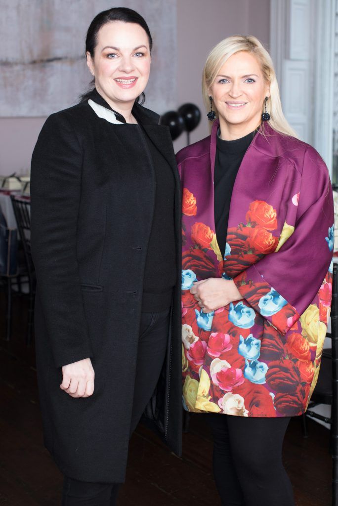 Triona McCarthy & Melanie Morris pictured at the Jo Malone London ‘Just Because’ breakfast at the Cliff Townhouse. Stephen's Green. Photo: Anthony Woods