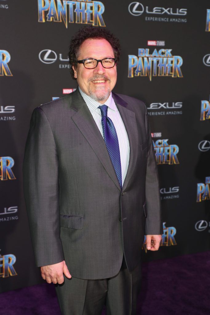 Jon Favreau arrives for the World Premiere of Marvel Studios Black Panther, presented by Lexus, at Dolby Theatre in Hollywood on January 29th.  (Photo by Joe Scarnici/Getty Images for Lexus)