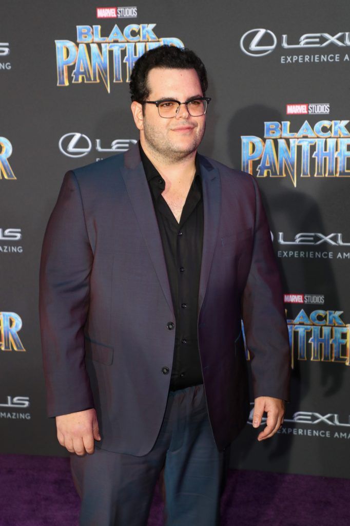 Josh Gad arrives for the World Premiere of Marvel Studios Black Panther, presented by Lexus, at Dolby Theatre in Hollywood on January 29th.  (Photo by Joe Scarnici/Getty Images for Lexus)