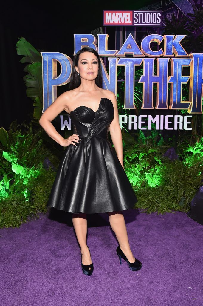 Actor Ming-Na Wen at the Los Angeles World Premiere of Marvel Studios' BLACK PANTHER at Dolby Theatre on January 29, 2018 in Hollywood, California.  (Photo by Alberto E. Rodriguez/Getty Images for Disney)