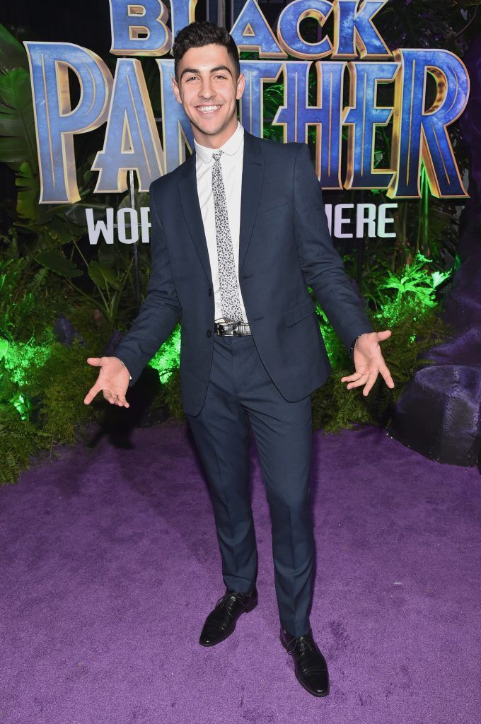 Actor Trevor Tordjman at the Los Angeles World Premiere of Marvel Studios' BLACK PANTHER at Dolby Theatre on January 29, 2018 in Hollywood, California.  (Photo by Alberto E. Rodriguez/Getty Images for Disney)