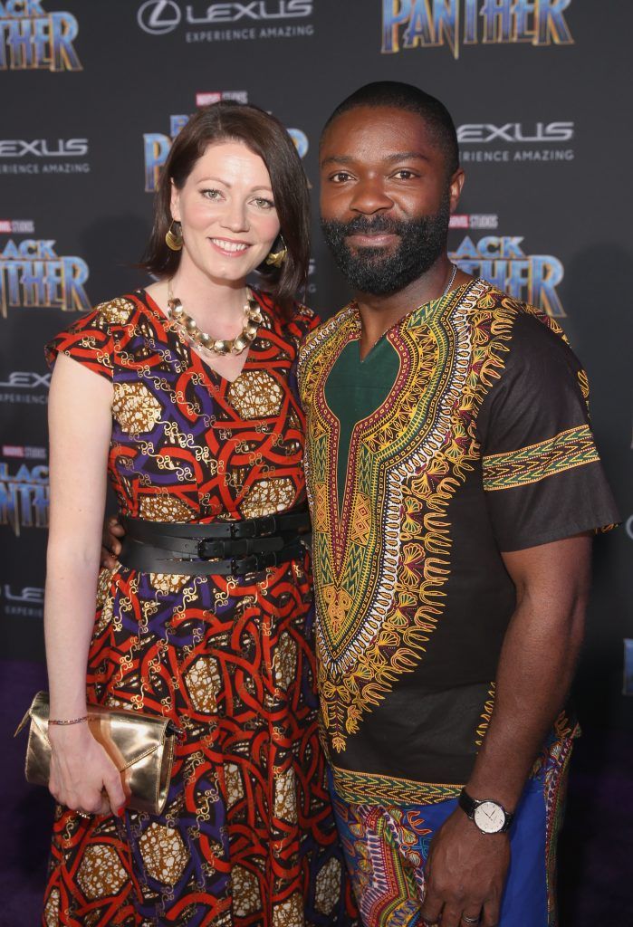 Jessica Oyelowo and David Oyelowo at the Los Angeles World Premiere of Marvel Studios' BLACK PANTHER at Dolby Theatre on January 29, 2018 in Hollywood, California.  (Photo by Jesse Grant/Getty Images for Disney)