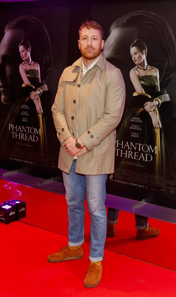 Maser at the Universal Pictures special preview screening of Phantom Thread hosted by Lennon Courtney. At Dublin's Light House Cinema (30th January 2018). Picture Andres Poveda
