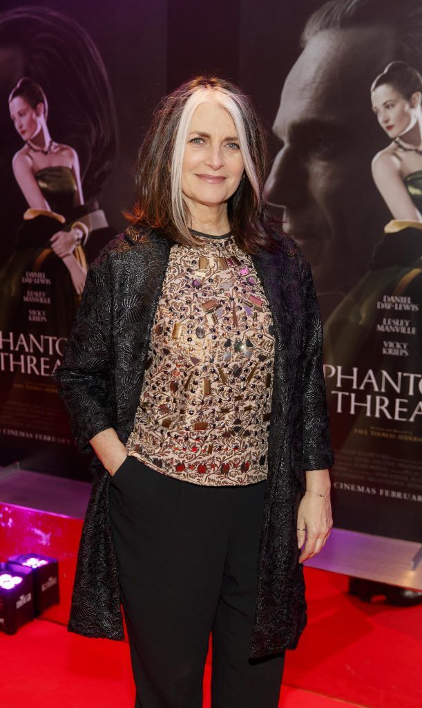 Cathy O'Connor at the Universal Pictures special preview screening of Phantom Thread hosted by Lennon Courtney. At Dublin's Light House Cinema (30th January 2018). Picture Andres Poveda