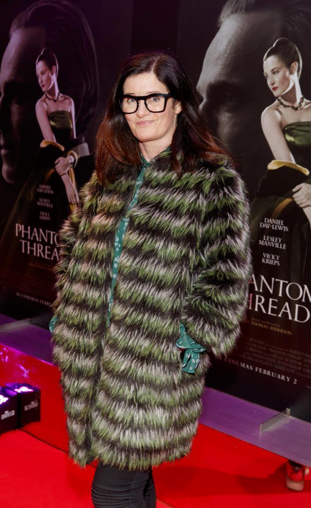 Suzie Coen at the Universal Pictures special preview screening of Phantom Thread hosted by Lennon Courtney. At Dublin's Light House Cinema (30th January 2018). Picture Andres Poveda