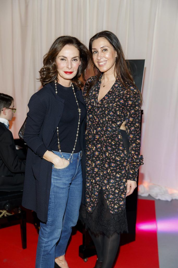 Carloine Sleiman and Aisling Kilduff at the Universal Pictures special preview screening of Phantom Thread hosted by Lennon Courtney. At Dublin's Light House Cinema (30th January 2018). Picture Andres Poveda