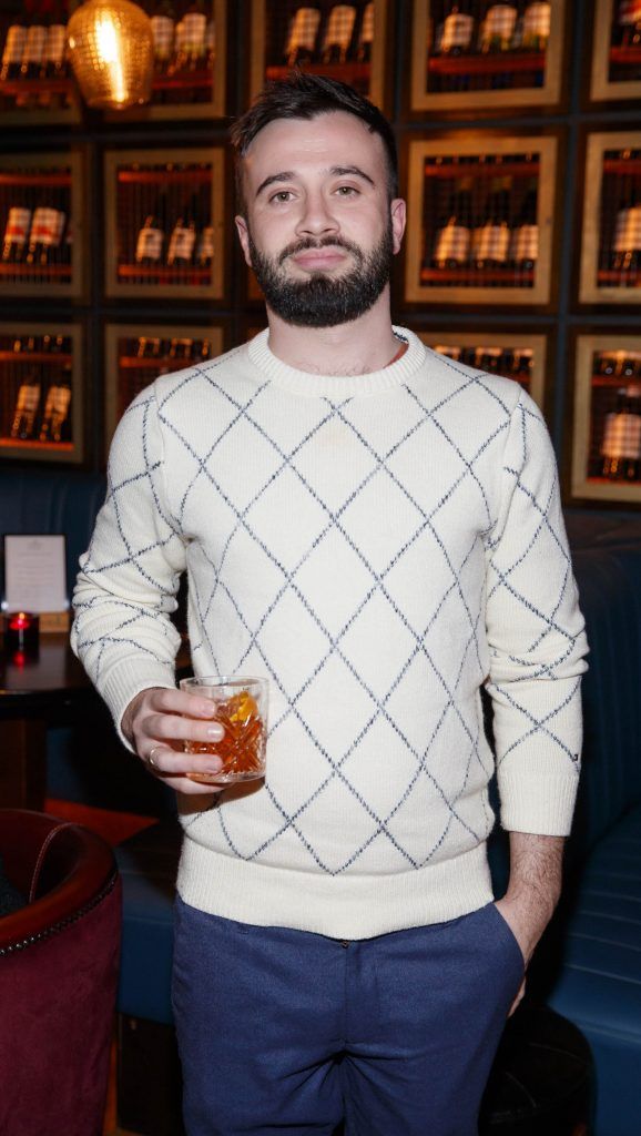 Jacob Long at the relaunch of the lounge bar and Boss Crokers snug bar at Sandyford House in Sandyford Village, Dublin 18 (1st February 2018). Picture by Andres Poveda