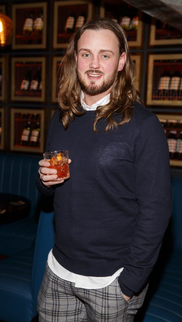 Chris Mellon at the relaunch of the lounge bar and Boss Crokers snug bar at Sandyford House in Sandyford Village, Dublin 18 (1st February 2018). Picture by Andres Poveda