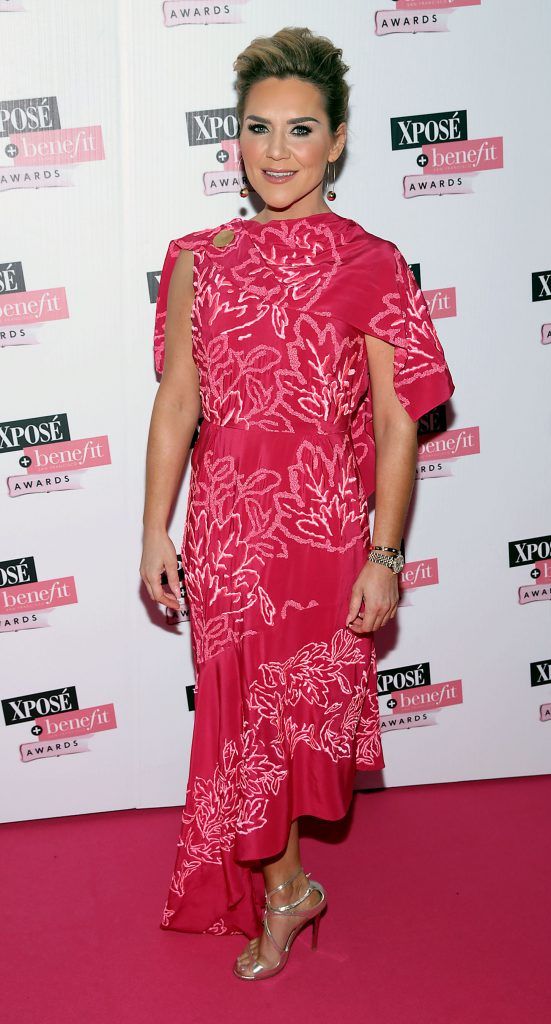 Erin McGregor at the inaugural Xpose Benefit Awards that took place in The Mansion House, Dublin to celebrate the best in fashion and entertainment in Ireland. Picture: Brian McEvoy