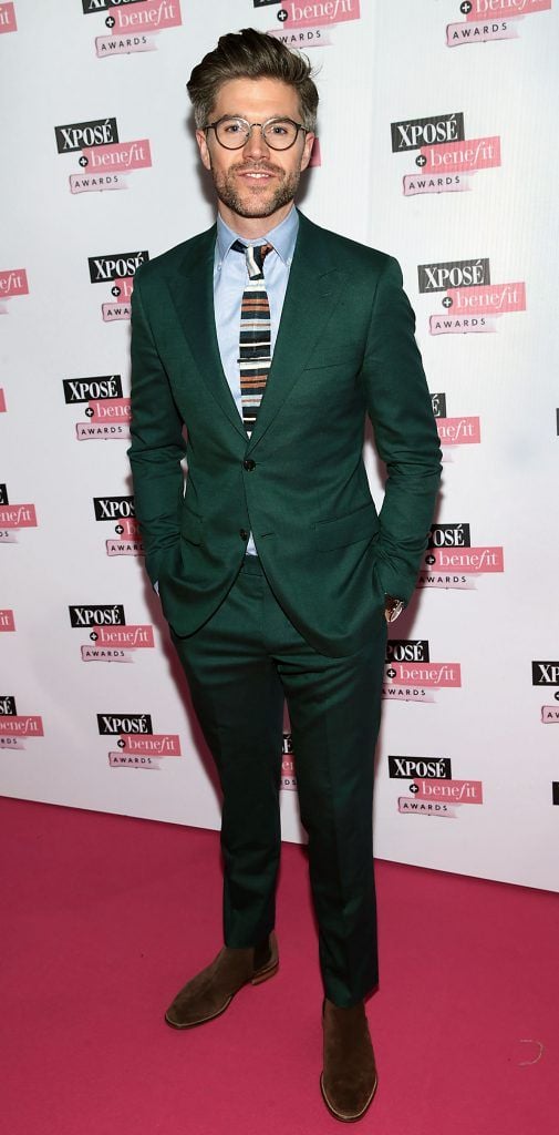 Darren Kennedy at the inaugural Xpose Benefit Awards that took place in The Mansion House, Dublin to celebrate the best in fashion and entertainment in Ireland. Picture: Brian McEvoy