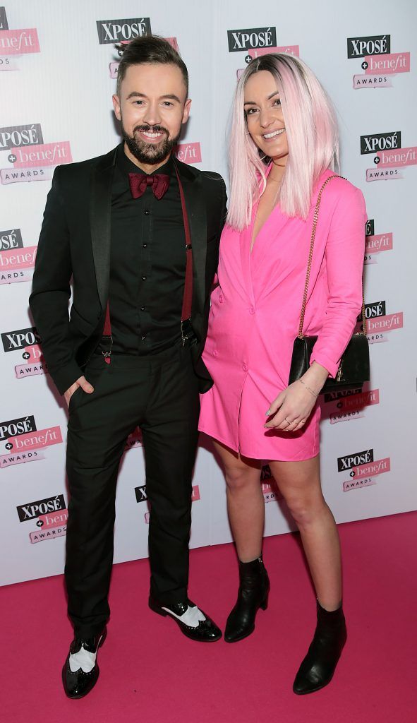 Deric Hartigan and Anouska Proetta at the inaugural Xpose Benefit Awards that took place in The Mansion House, Dublin to celebrate the best in fashion and entertainment in Ireland. Picture: Brian McEvoy