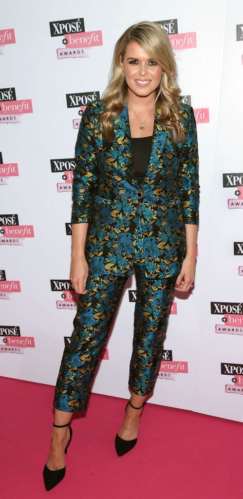 Ailbhe Garrihy at the inaugural Xpose Benefit Awards that took place in The Mansion House, Dublin to celebrate the best in fashion and entertainment in Ireland. Picture: Brian McEvoy