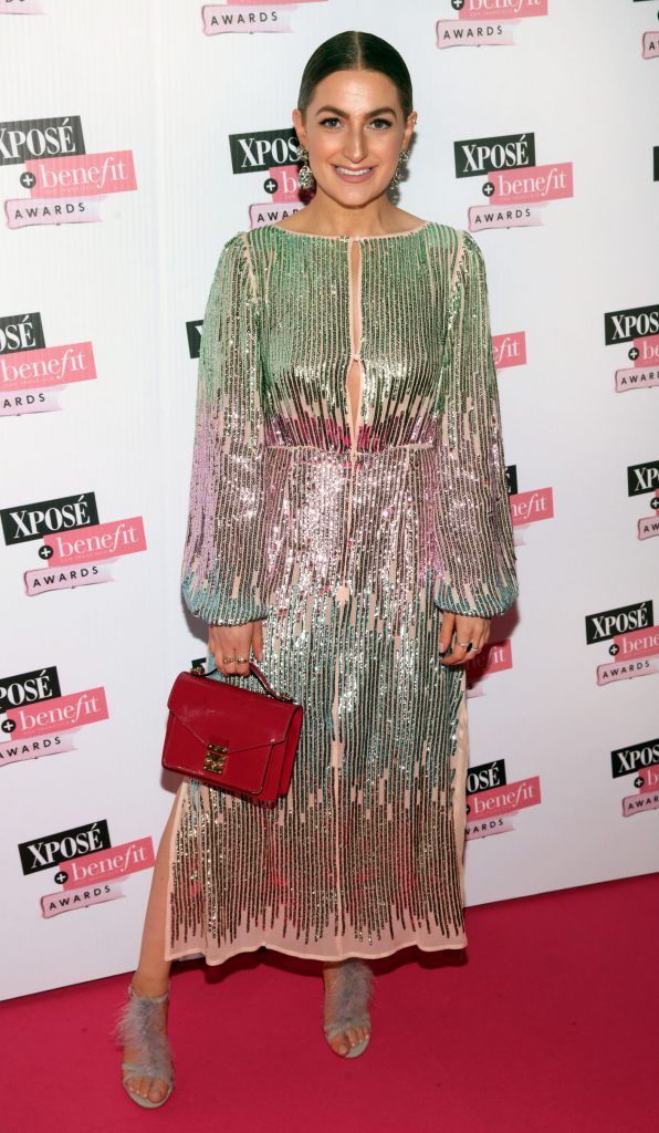 Courtney Smith at the inaugural Xpose Benefit Awards that took place in The Mansion House, Dublin to celebrate the best in fashion and entertainment in Ireland. Picture: Brian McEvoy