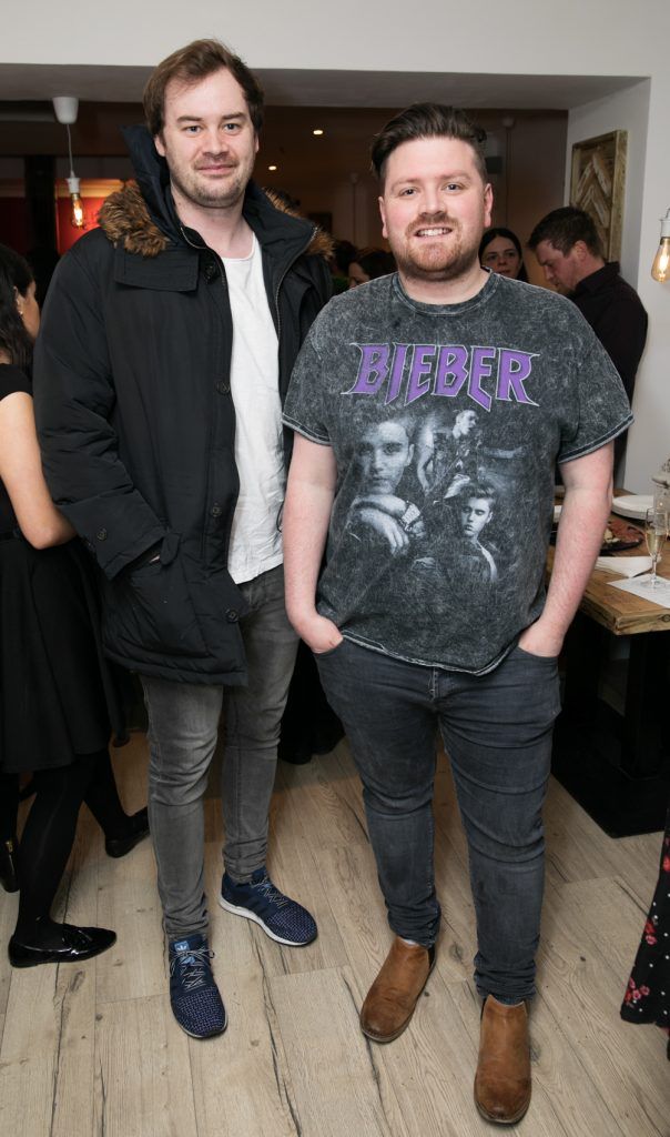 Cormac Moore & Thomas Crosse pictured at the launch of Zero Zero, a new pizzeria located on 21 Patrick Street, Dun Laoghaire