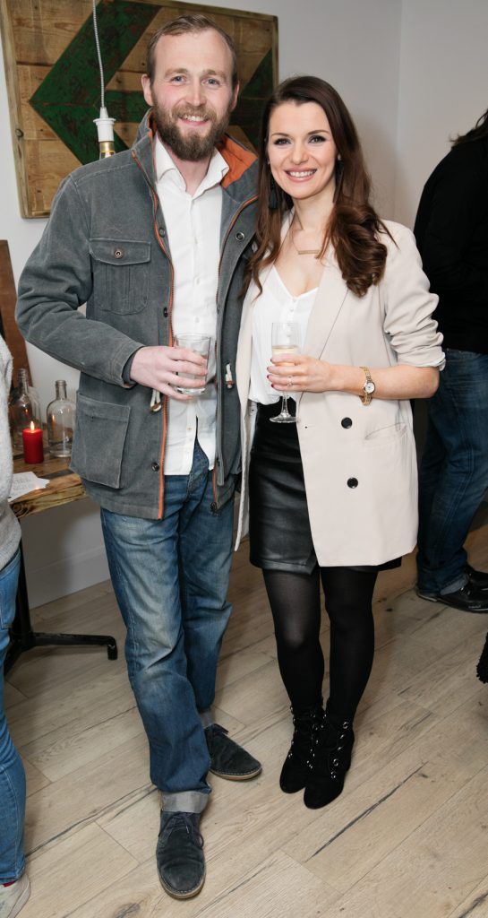 Darragh Farrell & Anne Morgan pictured at the launch of Zero Zero, a new pizzeria located on 21 Patrick Street, Dun Laoghaire