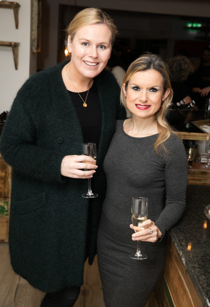 Caitriona O Conor & Stella Bass pictured at the launch of Zero Zero, a new pizzeria located on 21 Patrick Street, Dun Laoghaire