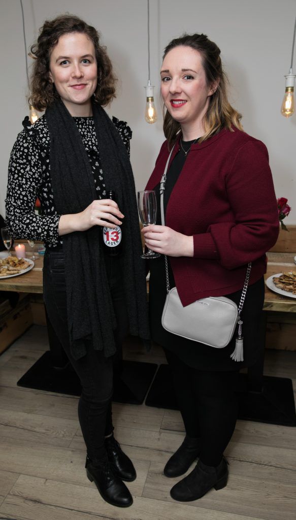 Lauren Heskin & Laura Kenny pictured at the launch of Zero Zero, a new pizzeria located on 21 Patrick Street, Dun Laoghaire