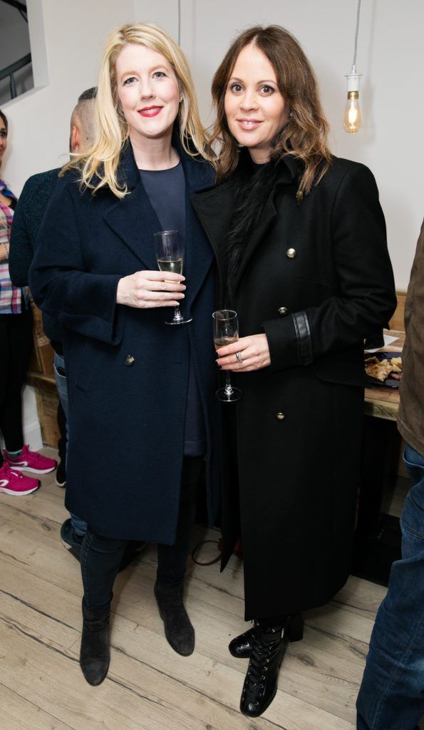 Evelyn Cluskey & Tara Farrell pictured at the launch of Zero Zero, a new pizzeria located on 21 Patrick Street, Dun Laoghaire