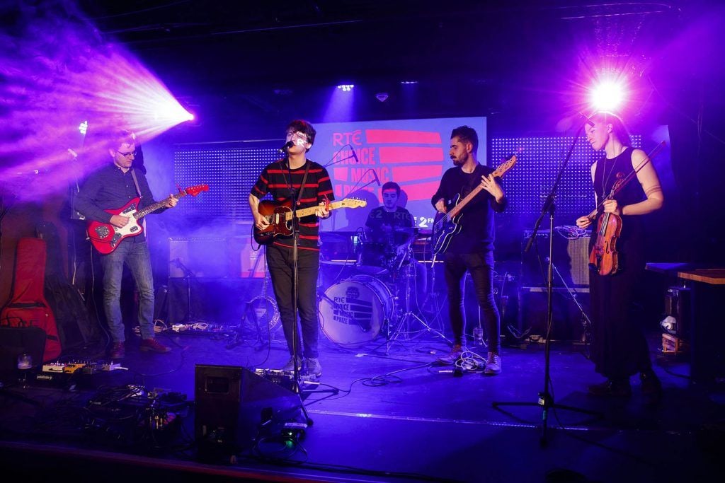 Tandem Felix performing at the announcement of the shortlist for the RTÉ Choice Music Prize, Irish Song of the Year 2017 at Tramline, Dublin (31st January 2018). Picture: Andres Poveda