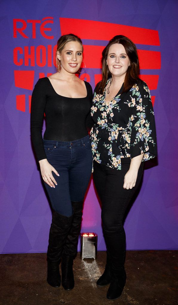 Emma and Katie Power at the announcement of the shortlist for the RTÉ Choice Music Prize, Irish Song of the Year 2017 at Tramline, Dublin (31st January 2018). Picture: Andres Poveda