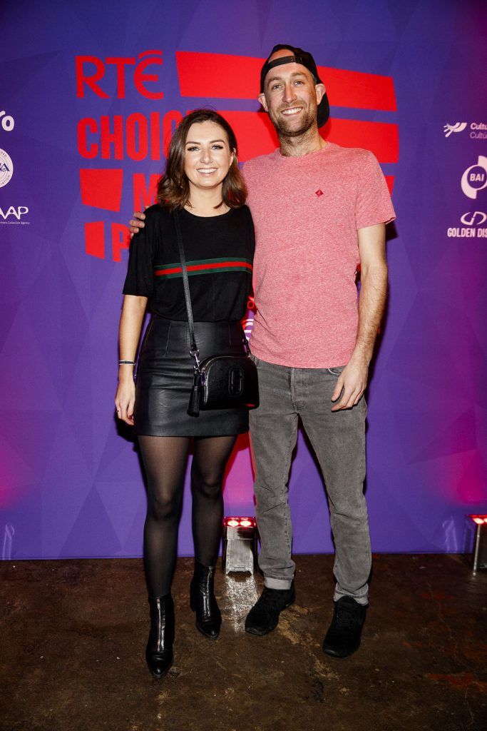 Charlotte Connaughton and Simon Connaughton at the announcement of the shortlist for the RTÉ Choice Music Prize, Irish Song of the Year 2017 at Tramline, Dublin (31st January 2018). Picture: Andres Poveda