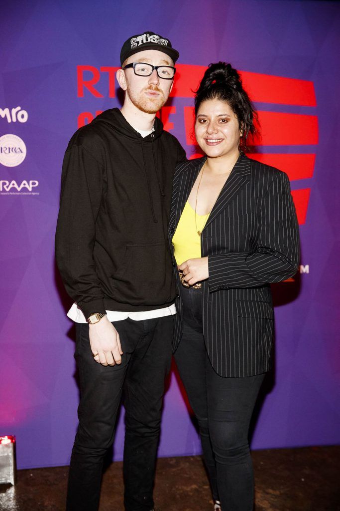 Mango and Tara Stewart pictured at the announcement of the shortlist for the RTÉ Choice Music Prize, Irish Song of the Year 2017 at Tramline, Dublin (31st January 2018). Picture: Andres Poveda
