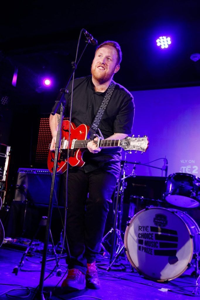 Gavin James pictured performing at the announcement of the shortlist for the RTÉ Choice Music Prize, Irish Song of the Year 2017 at Tramline, Dublin (31st January 2018). Picture: Andres Poveda