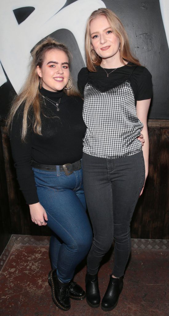 Laura Branagan and Lauren Murphy pictured at the opening of new entertainment venue R.I.O.T in Aston Quay, Dublin. Photo by Brian McEvoy