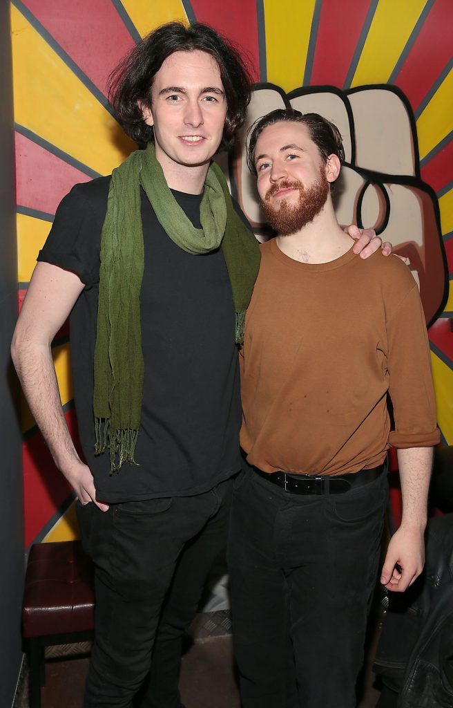 Robbie Fitzgerald and Gerard Ryan pictured at the opening of new entertainment venue R.I.O.T in Aston Quay, Dublin. Photo by Brian McEvoy