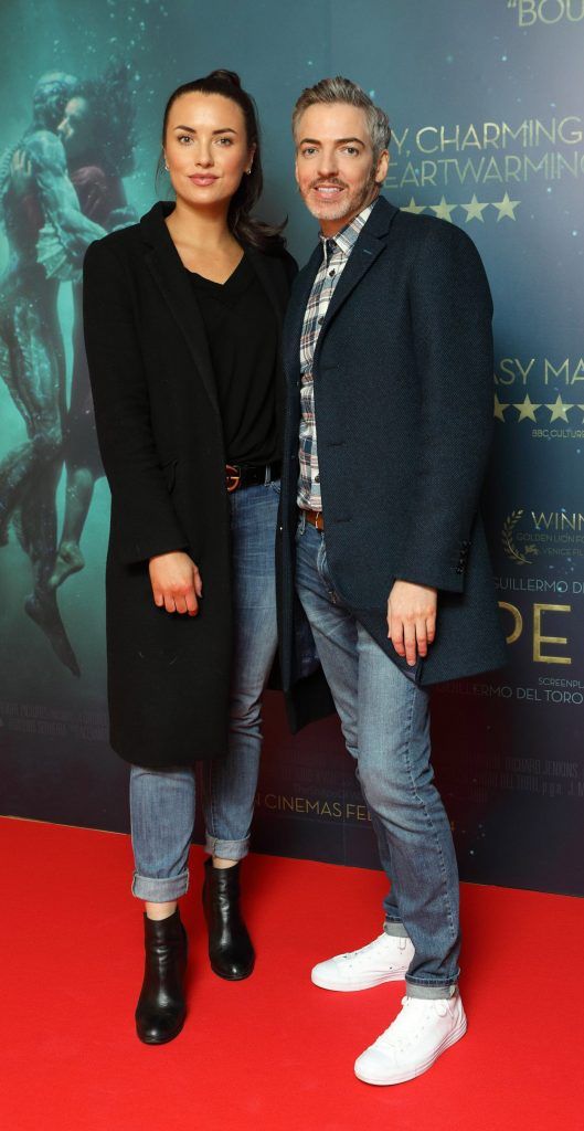 Holly Carpenter and Dillon St.Paul at the Irish premiere of The Shape of Water at The Lighthouse Cinema, Dublin. Picture: Brian McEvoy Photography