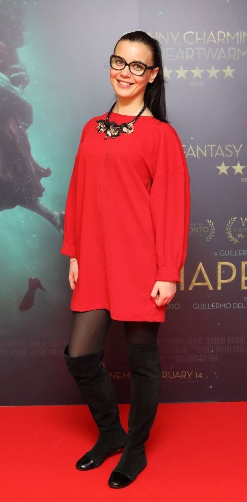 Alina Gricaja at the Irish premiere of The Shape of Water at The Lighthouse Cinema, Dublin. Picture: Brian McEvoy Photography
