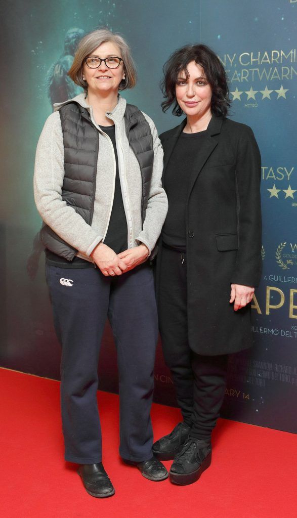 Anna Dolan and Maura Ryan at the Irish premiere of The Shape of Water at The Lighthouse Cinema, Dublin. Picture: Brian McEvoy Photography