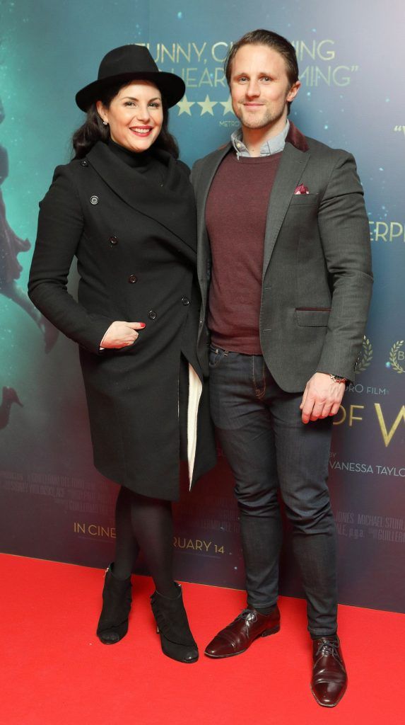 Lisa Cannon and Richard Keatley at the Irish premiere of The Shape of Water at The Lighthouse Cinema, Dublin. Picture: Brian McEvoy Photography