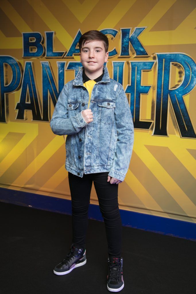 Nate ‘The Great’ Kelly pictured at the special preview screening of Marvel's Black Panther in Cineworld Parnell Street. Photo: Anthony Woods.