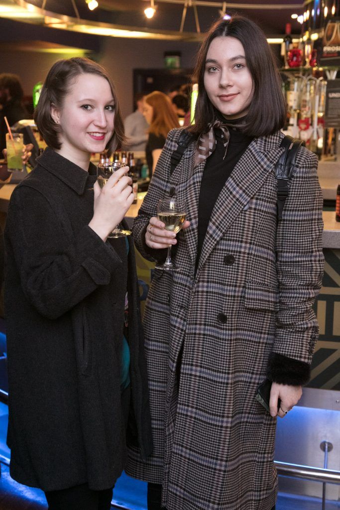 Silvia Koistinen & Anna Buzan pictured at the special preview screening of Marvel's Black Panther in Cineworld Parnell Street. Photo: Anthony Woods.