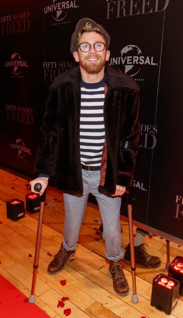 Paddy Smyth pictured at Universal Pictures screening of Fifty Shades Freed at the Light House Cinema, Dublin. Picture: Andres Poveda