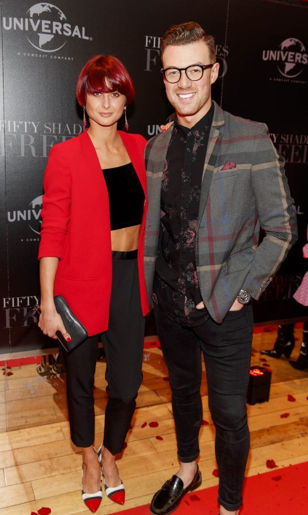 Giulia Dotta and Kai Widdrington pictured at Universal Pictures screening of Fifty Shades Freed at the Light House Cinema, Dublin. Picture: Andres Poveda