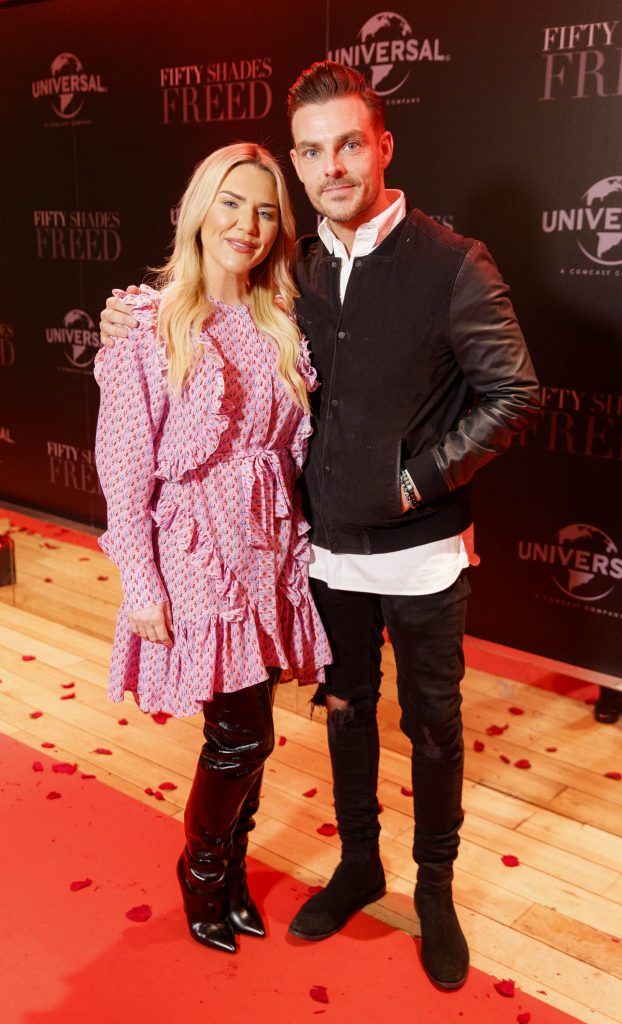 Erin McGregor and Ryan McShane pictured at Universal Pictures screening of Fifty Shades Freed at the Light House Cinema, Dublin. Picture: Andres Poveda