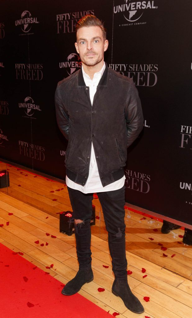 Ryan McShane pictured at Universal Pictures screening of Fifty Shades Freed at the Light House Cinema, Dublin. Picture: Andres Poveda