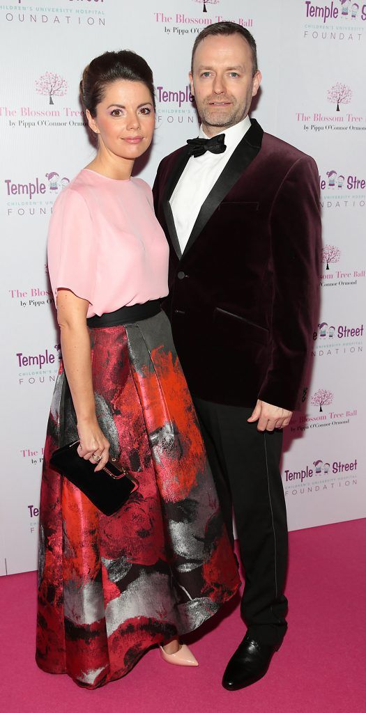 Susan Brady and Ciaran Cleary at the inaugural Blossom Tree Ball by Pippa O'Connor Ormond in aid of Temple Street Hospital at The K Club, Co Kildare. Photo: Brian McEvoy Photography