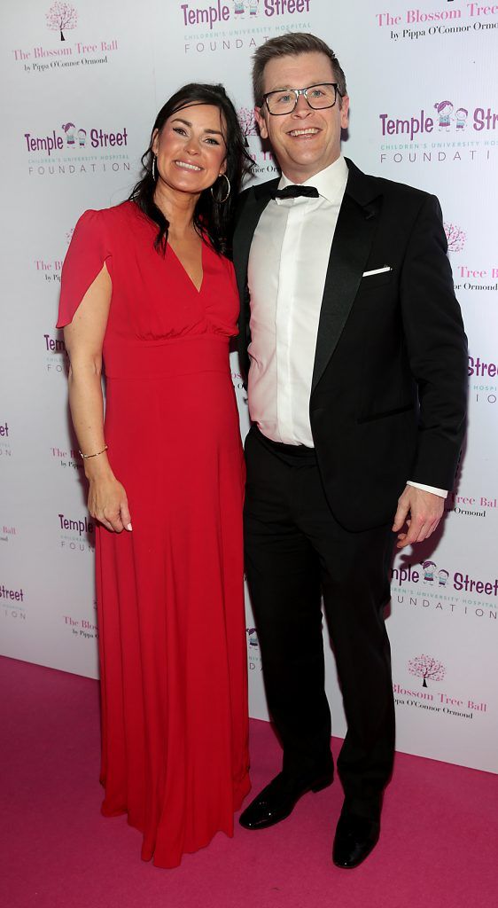 Yvonne Gunne and Niall Gunne at the inaugural Blossom Tree Ball by Pippa O'Connor Ormond in aid of Temple Street Hospital at The K Club, Co Kildare. Photo: Brian McEvoy Photography