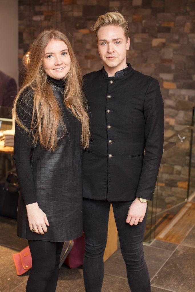 Laura Jordan & Ryan O’Neill pictured at the Magee 1866 SS18 fashion show at Magee of South Anne Street . Photo: Anthony Woods