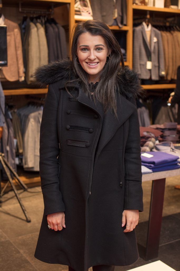 Ali McKeever pictured at the Magee 1866 SS18 fashion show at Magee of South Anne Street . Photo: Anthony Woods