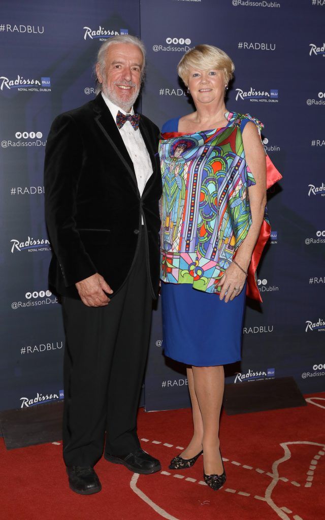 Terry McCoy and Miriam Ahern at the CARI Red Ball 2018 at The Radisson Blu Hotel, Golden Lane, Dublin. Photo: Brian McEvoy Photography