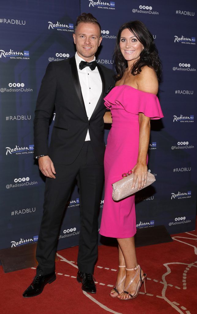 Nicky Byrne and Georgina Byrne at the CARI Red Ball 2018 at The Radisson Blu Hotel, Golden Lane, Dublin. Photo: Brian McEvoy Photography