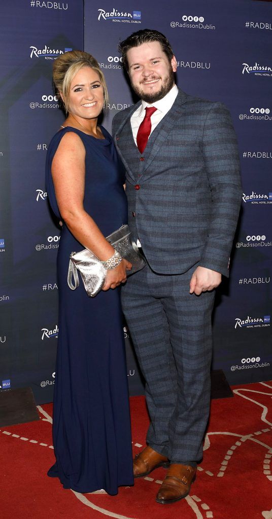 Claire Lalor and Shane Doyle at the CARI Red Ball 2018 at The Radisson Blu Hotel, Golden Lane, Dublin. Photo: Brian McEvoy Photography